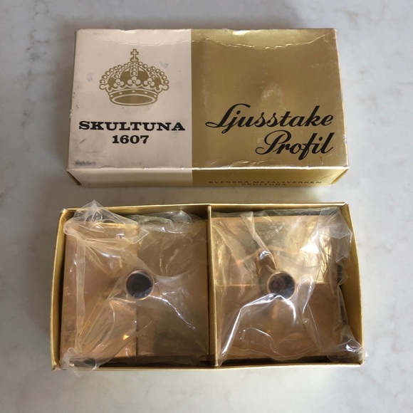 RARE Vintage Pierre Forssell SkultunaCandleholders - Picture 4 of 4